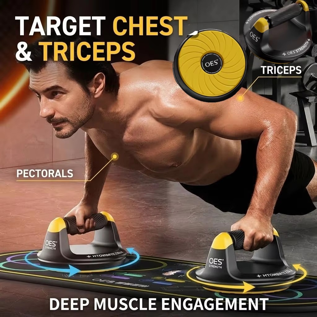 Push Up Board - 360 ° Dönen, Taşınabilir, Çok Fonksiyonlu