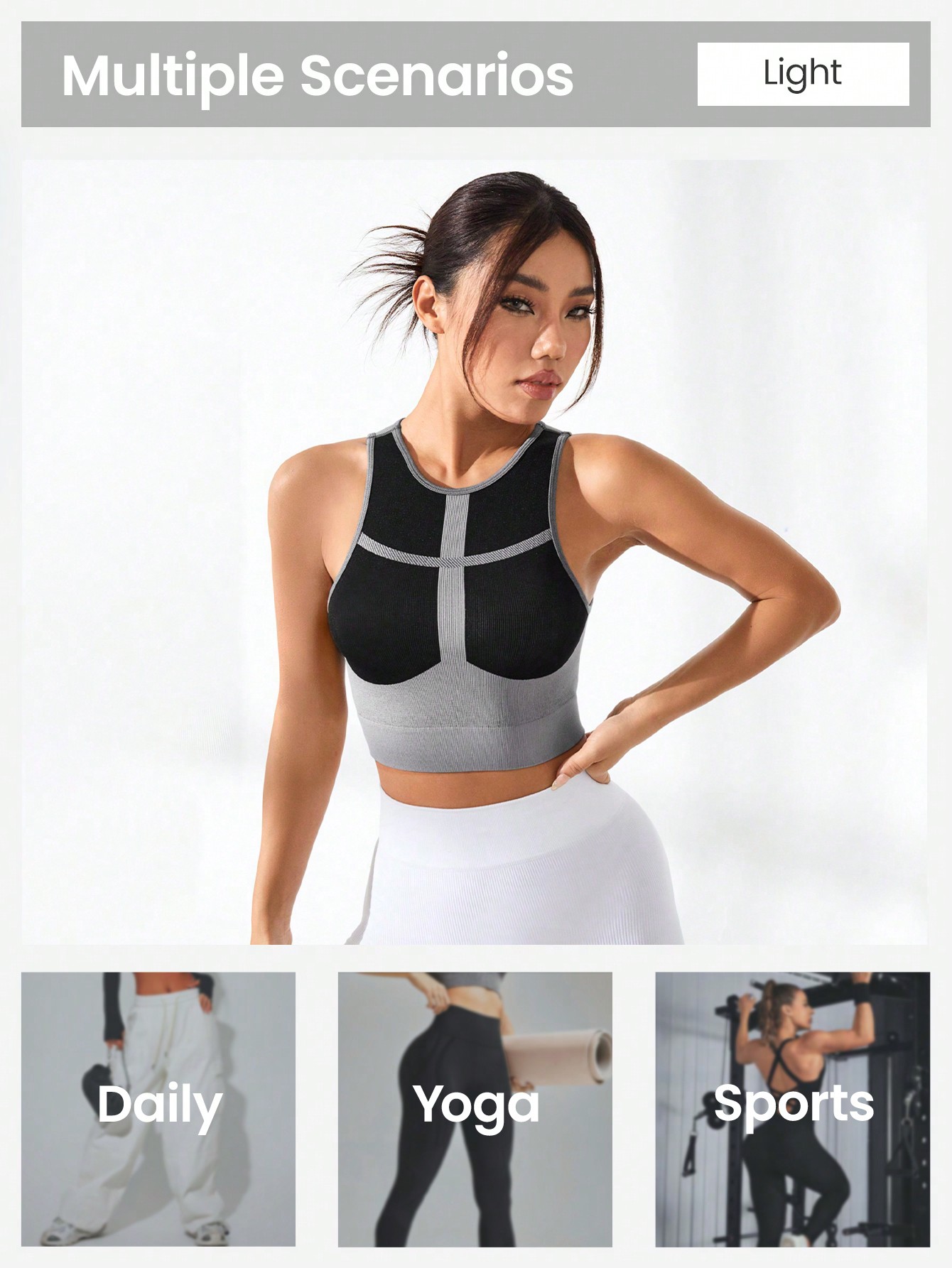 Kadınlar Renk Bloklu Çapraz Ba - Yoga Of Fitness incelemesi ve fiyatı