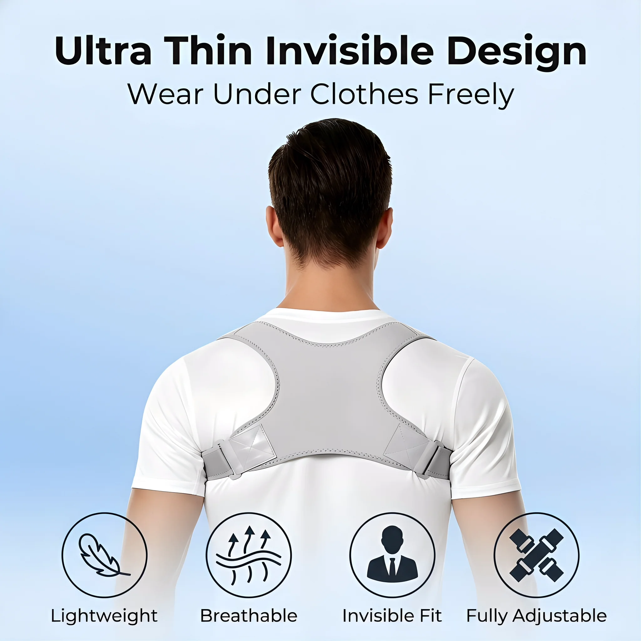Unisex Görünmez Sırt Omuz Duru - Posture Corrector Back incelemesi ve fiyatı